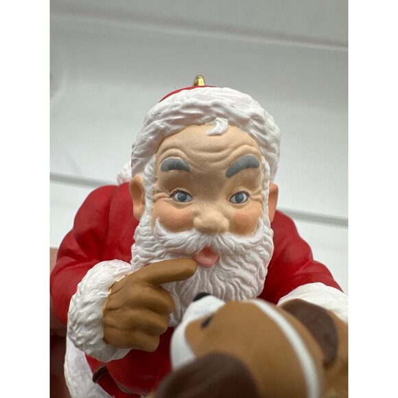 Hallmark Keepsake Membership Kit Ornament Set 3 Santas 1998 Collectors Club - Picture 14 of 16